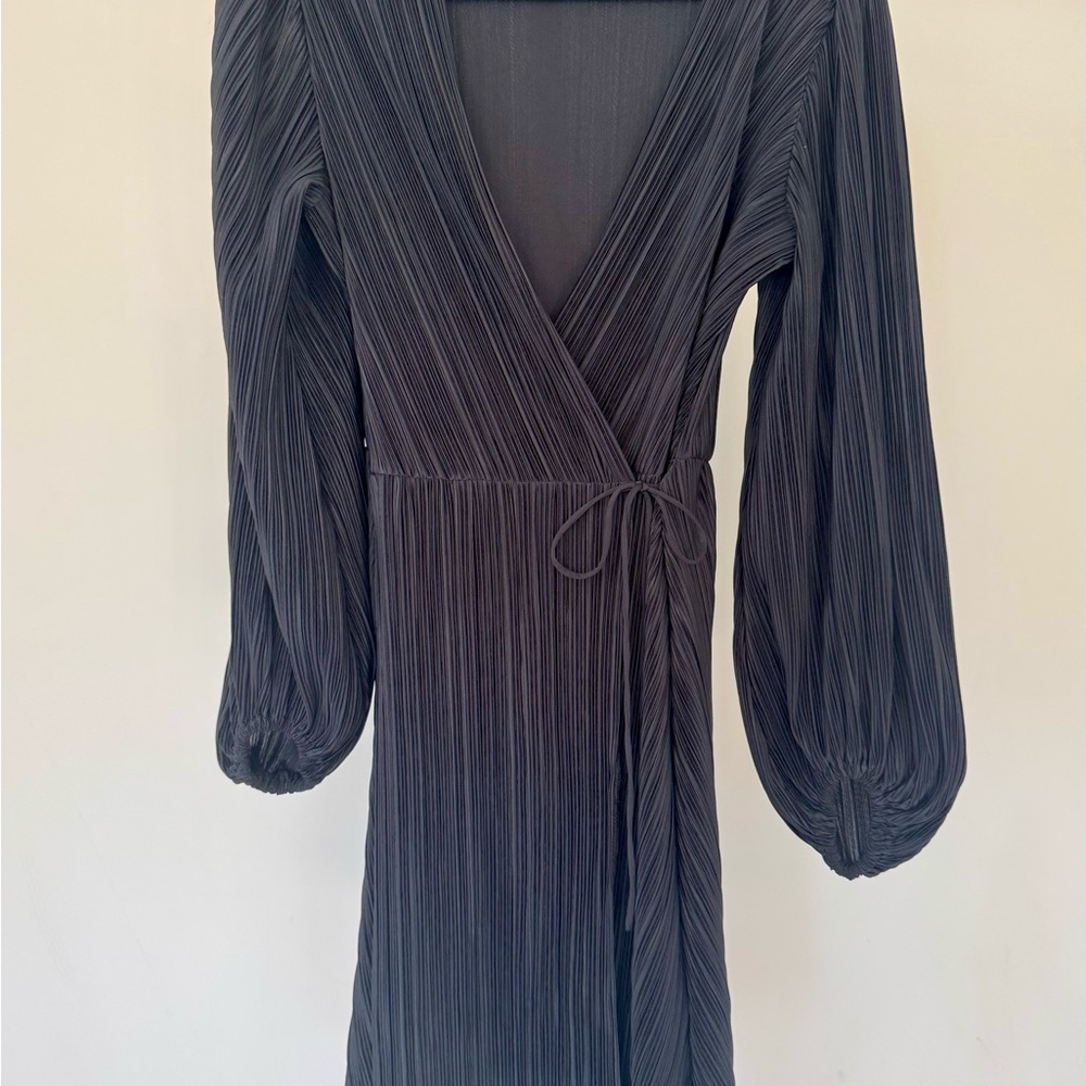 H&M Pleated Black Cocktail Dress